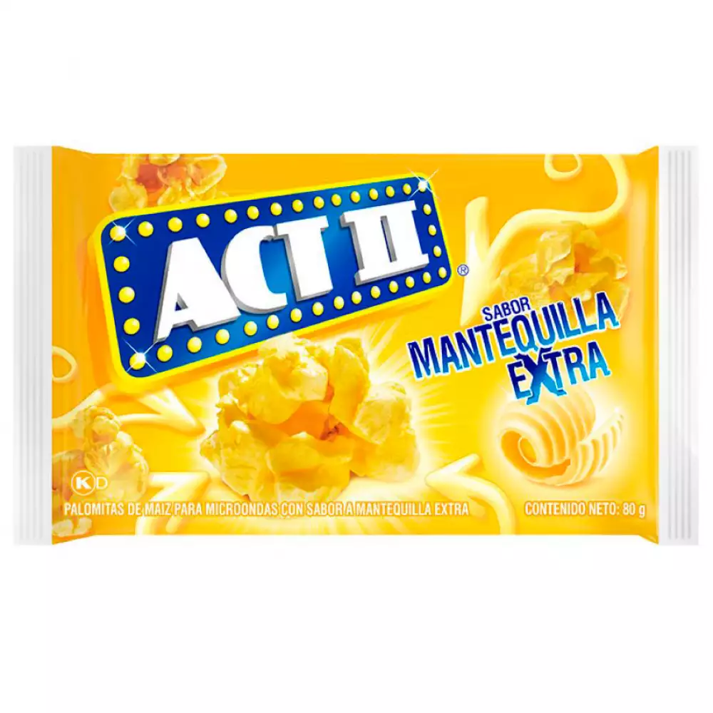 Palomitas De Maiz Act Ii 15901 Pequeño 1 Und Mantequilla