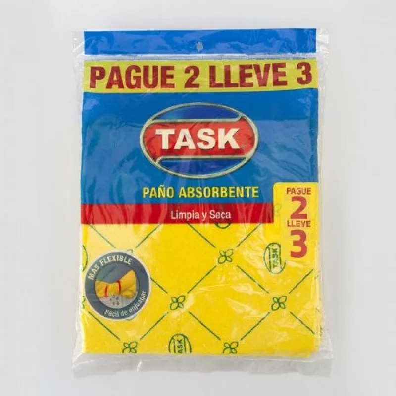 Paño Absorbente Task Pague 2 Lleve 3