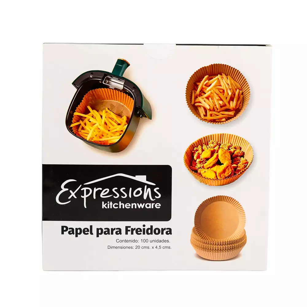 Papel para freidora Epressions 20 CM Beige