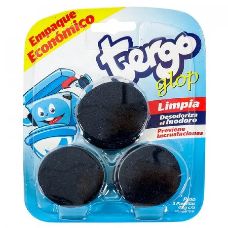 Pastillas Tergo Glop 5405010302 Blister 3 Un 144 Gr