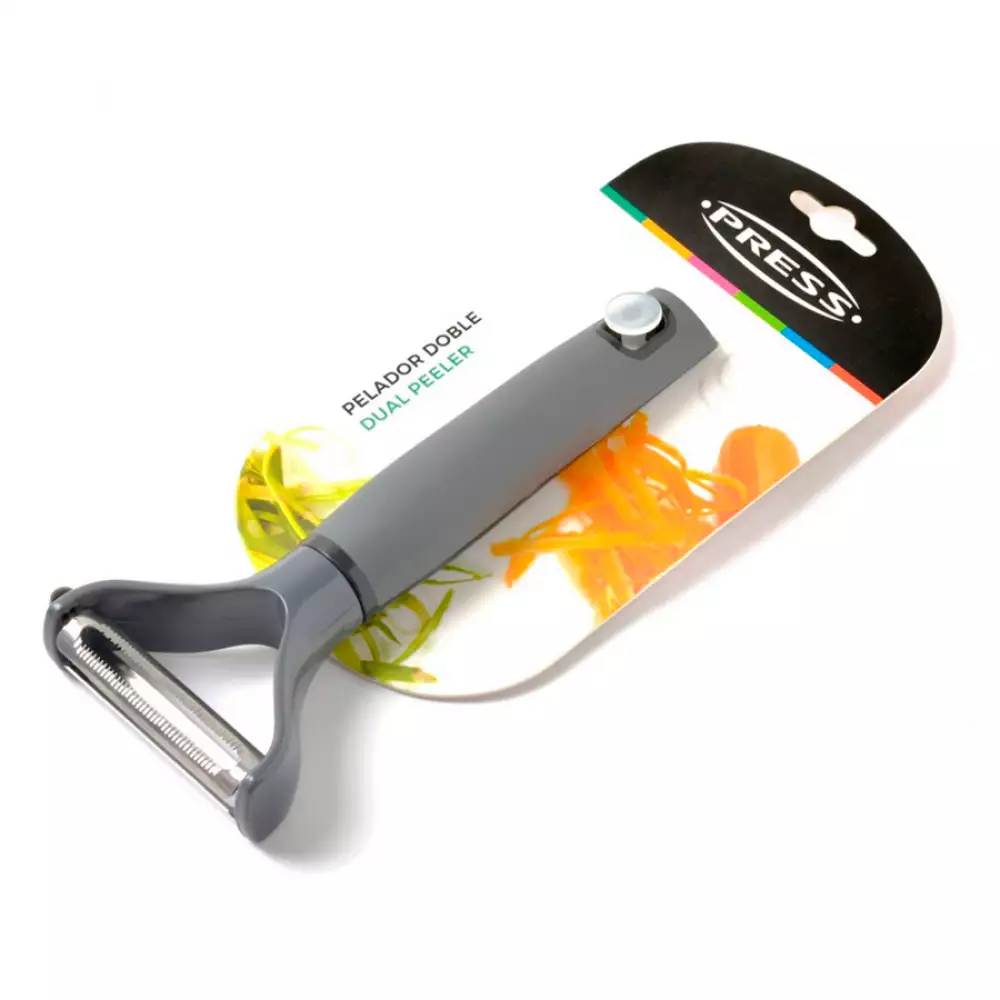 Pelador Verduras Hortalizas Press 10203 Gris