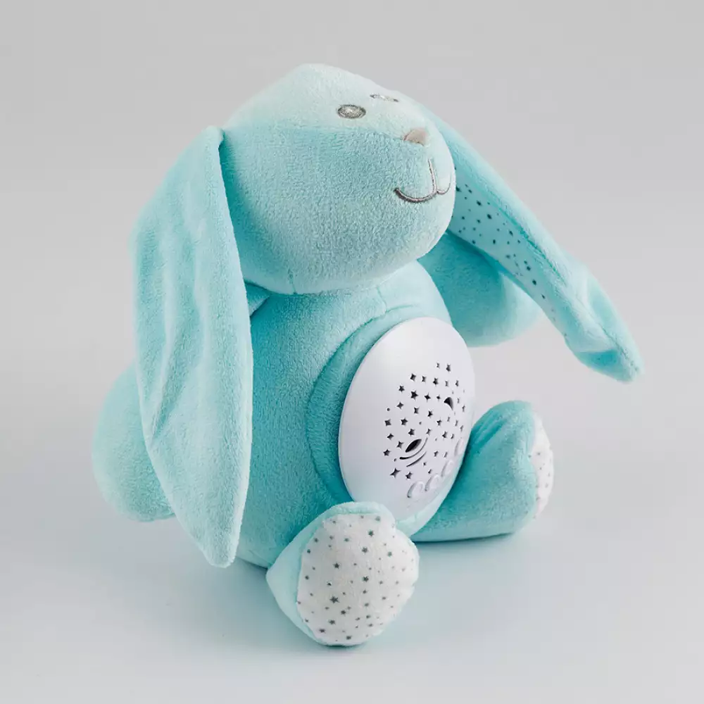 Peluche Maypa Con Luz Y Musica 9X13Cm Azul Oscuro Plastico