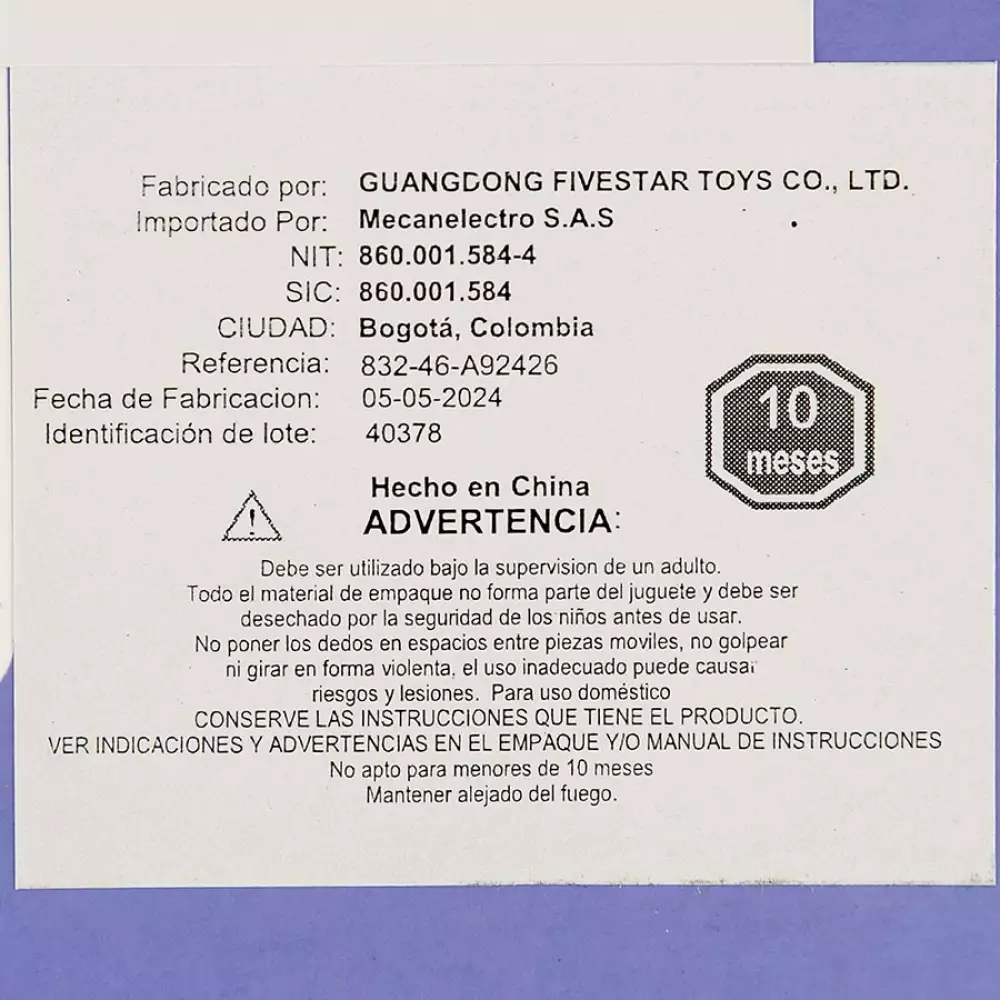 Pila De Aros Maypa   28X13Cm Plastico