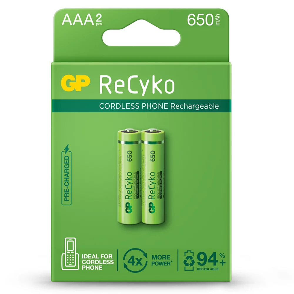 Pila Gp Aaa Telefono X2 650 Ma 65Aaahct C2