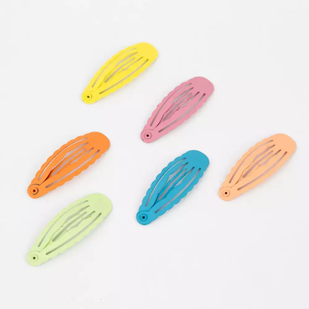 Pinzas Para El Cabello Eleganza 6Pz En Metal surtido 1