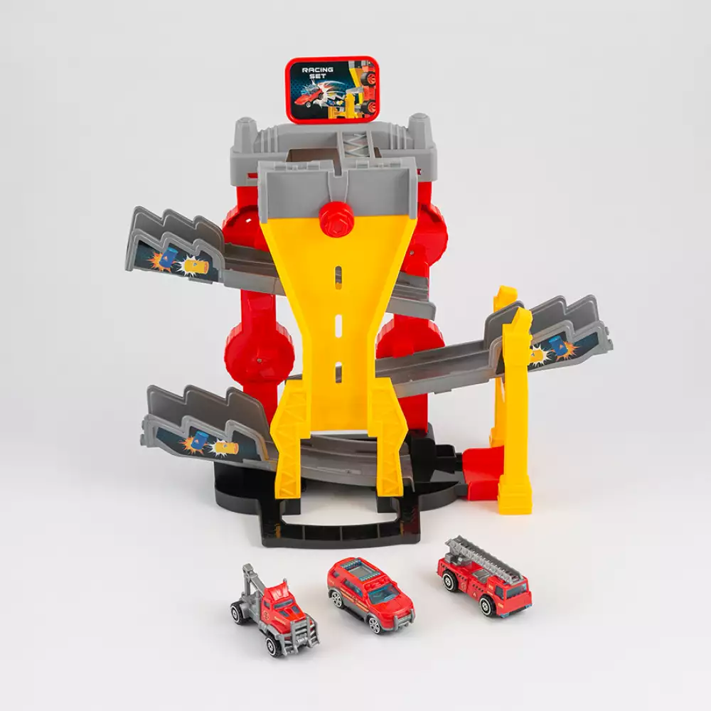 Pista Maypa 3 Carros  42X6Cm Plastico