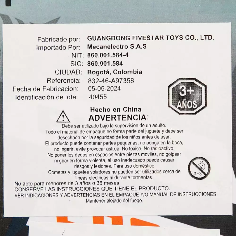 Pista Maypa 3 Carros  42X6Cm Plastico