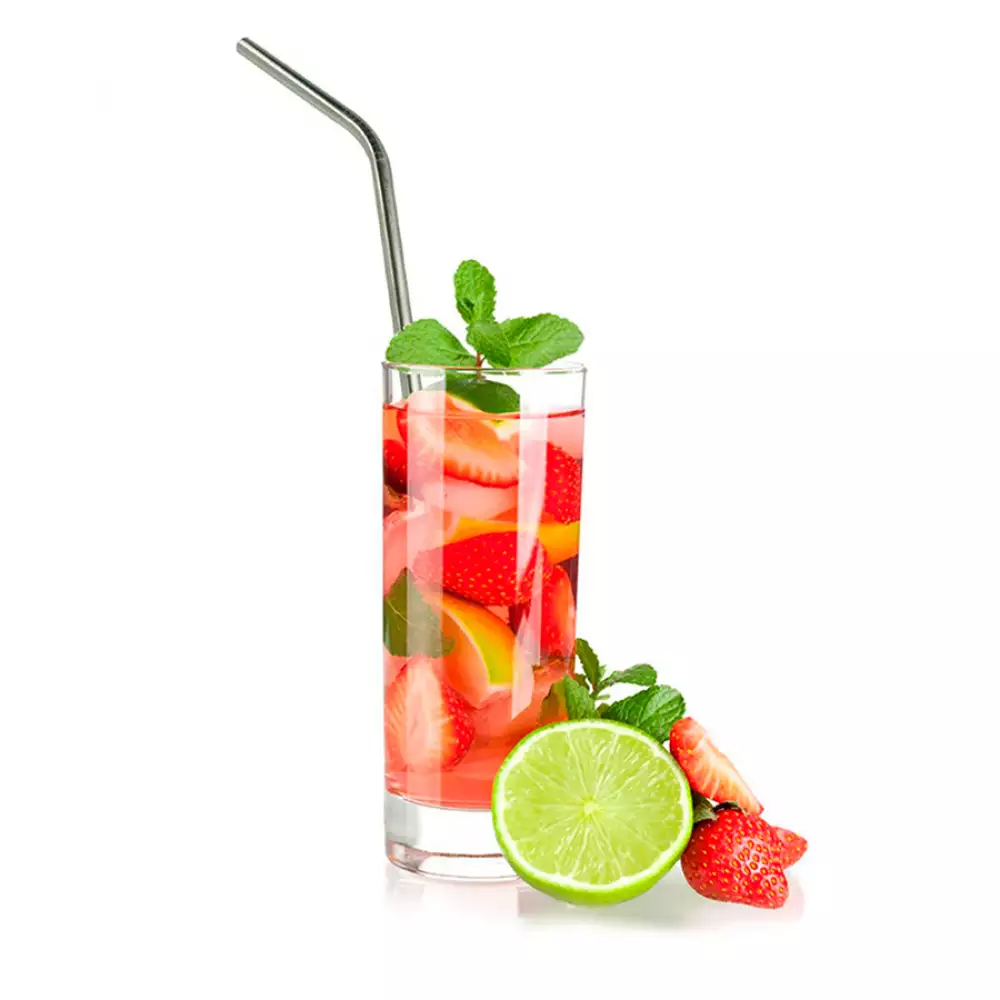 Pitillos Cook Concept Setx4 En Acero Inoxidable Con Cepillo Reusab