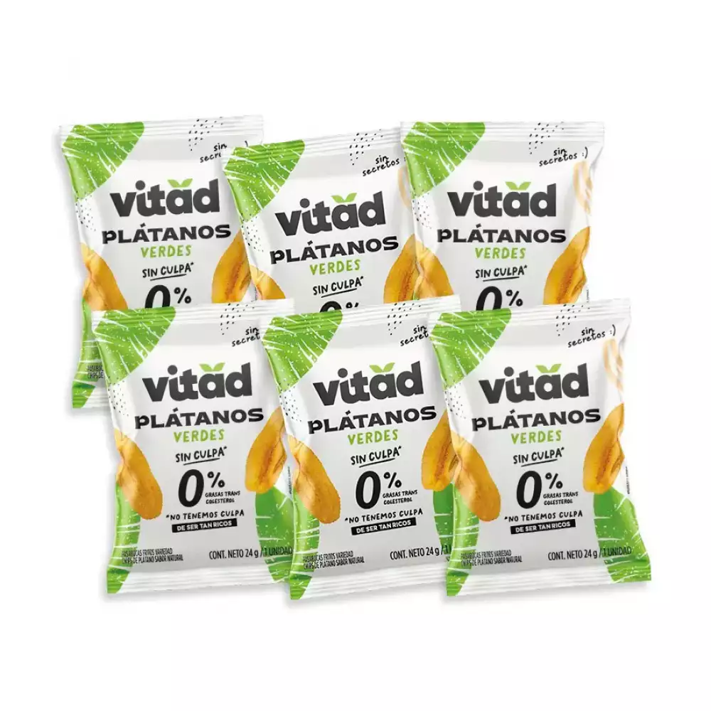 Platanitos Vitad Natural 6 Und 144 Gr 104226