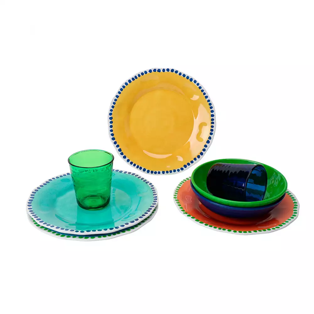 Plato Expressions Cm 27Cm Azul Melamina Ff0281