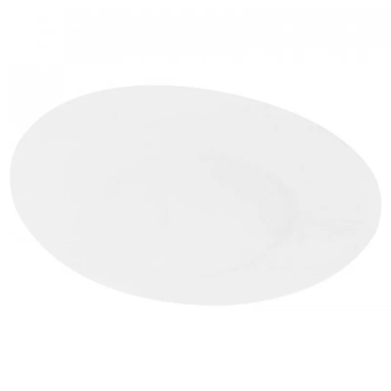 Plato Ovalado Para Postre Expressions 21 Cm-Blanco