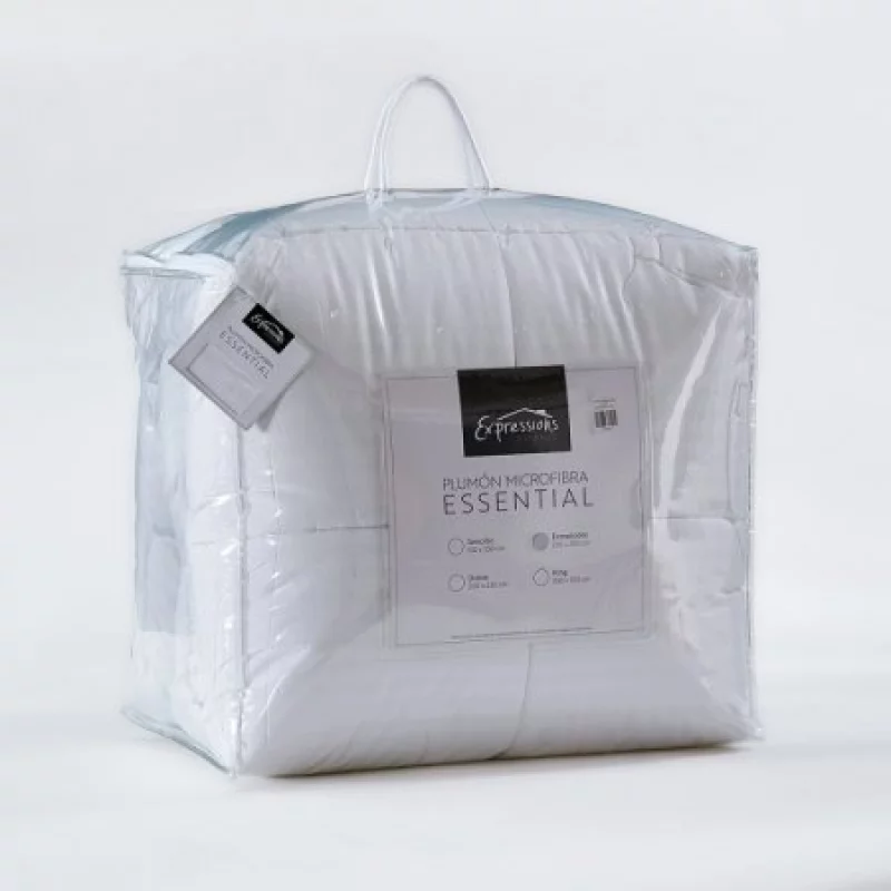 Plumón Expressions King Blanco Microfibra