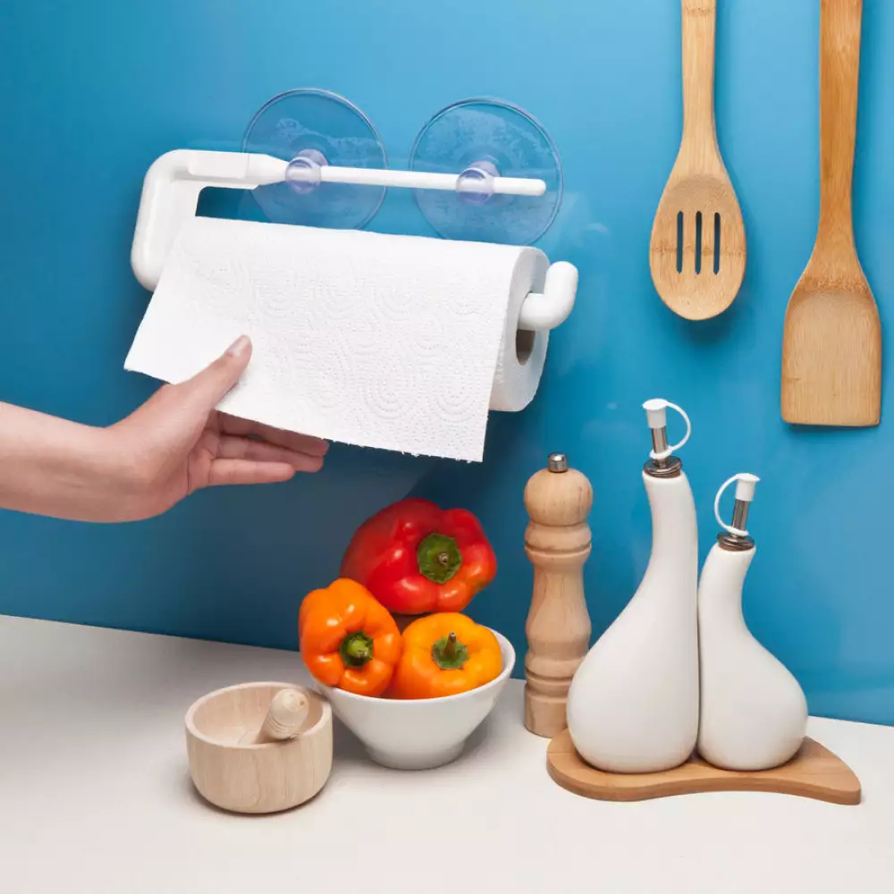 Porta Papel Cocina Adherente