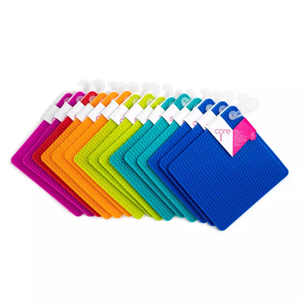 Portacaliente Core 10958 En Silicona Cuadrado Surtido