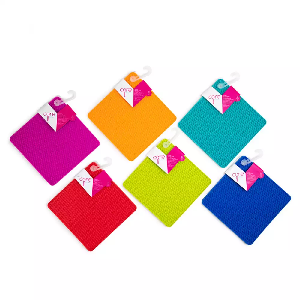 Portacaliente Core 10958 En Silicona Cuadrado Surtido