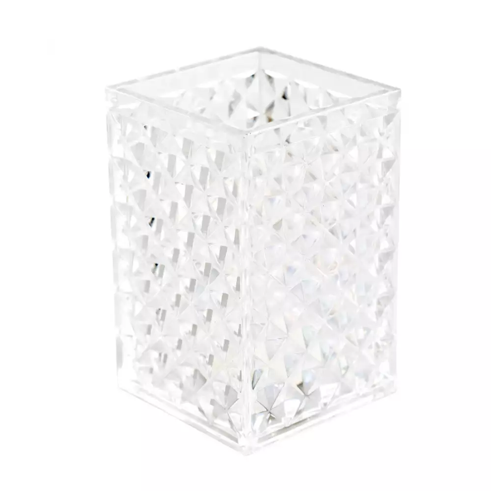 Portacepillo Expressions 6X10X6Cm Transparente Polietileno Ge11A