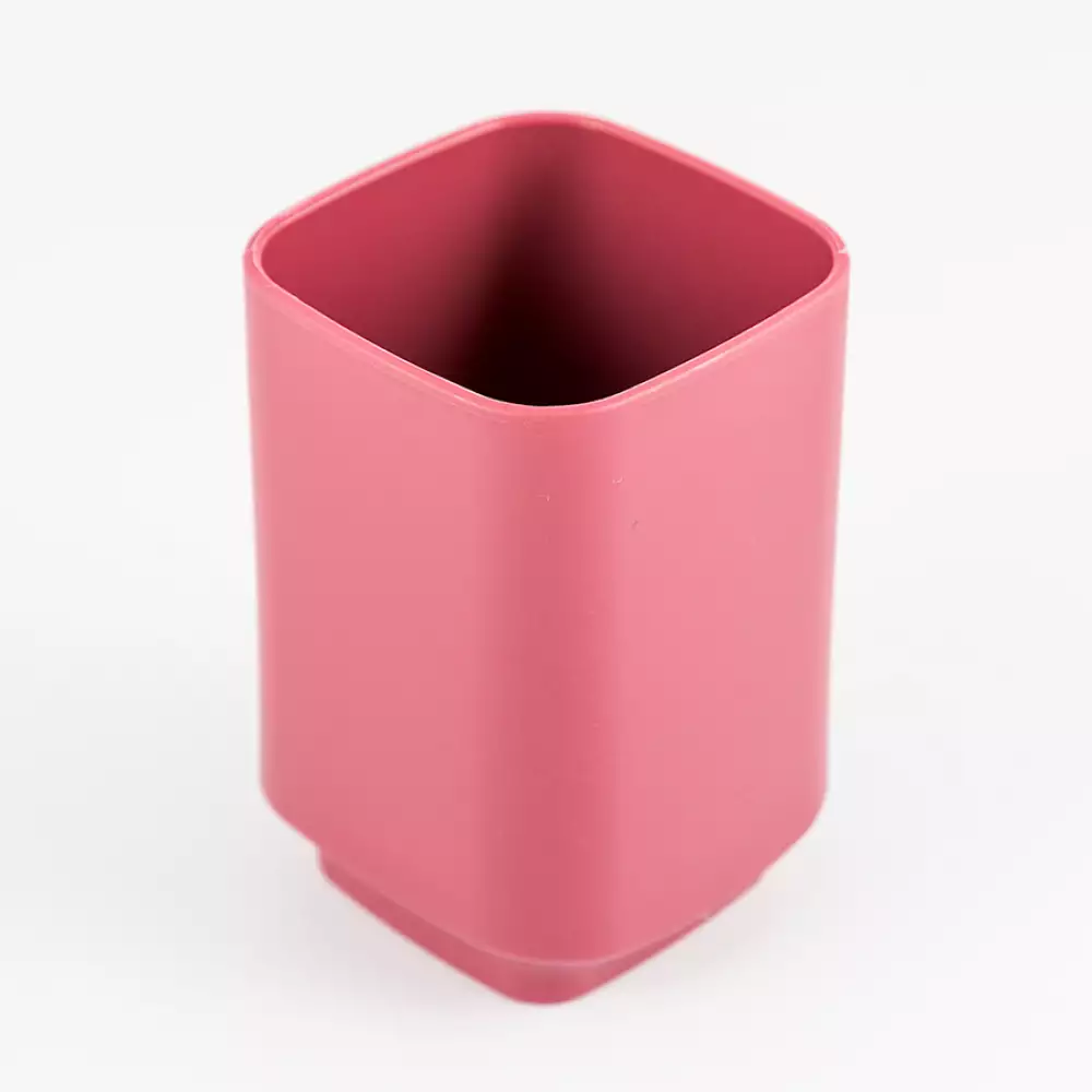 Portacepillo Expressions 6X10X6Cm Vinotinto Polipropileno Ge11A0