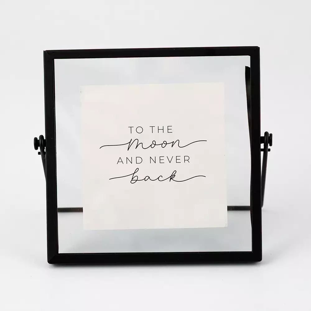 Portaretrato Concepts 15X1Cm Negro 40% Metal 50% Vidrio 530-8