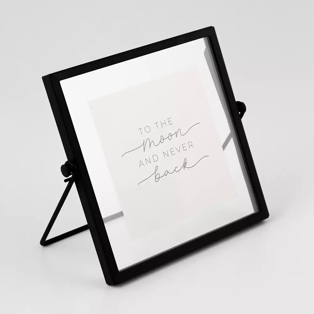 Portaretrato Concepts 15X1Cm Negro 40% Metal 50% Vidrio 530-8