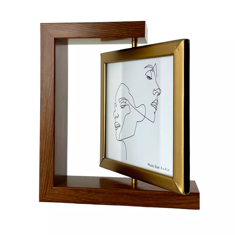 Portaretrato Concepts 4*6 Monocromia 146X128Mm Caqui Polietileno