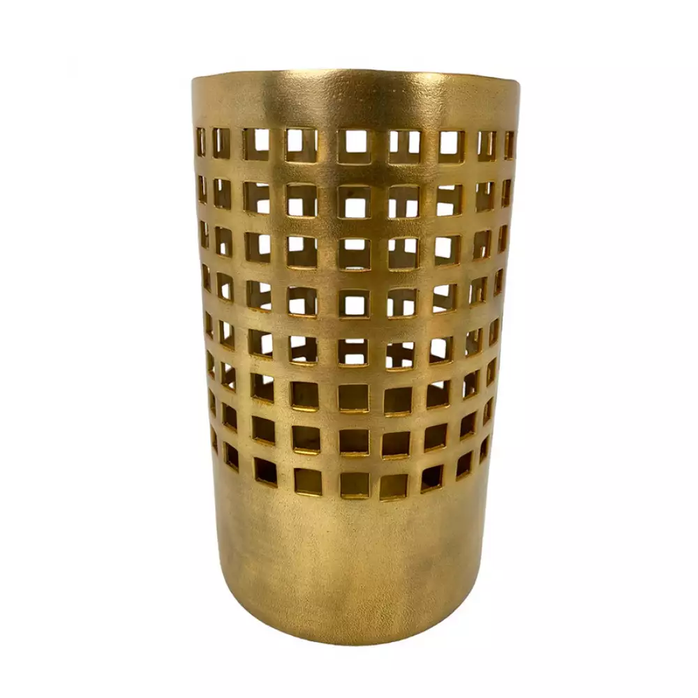 Portavela concepts Rose Blush 12x20,5x14cm dorado aluminio 429-750