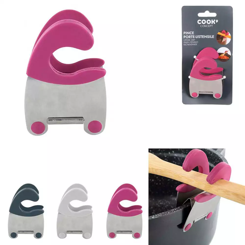 Posa Cuchara Cook Concept En Plastico Y Silicona Ku6509