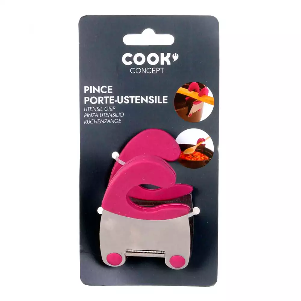 Posa Cuchara Cook Concept En Plastico Y Silicona Ku6509