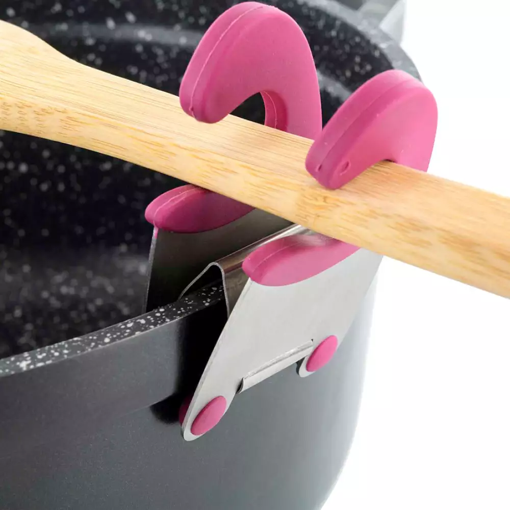 Posa Cuchara Cook Concept En Plastico Y Silicona Ku6509