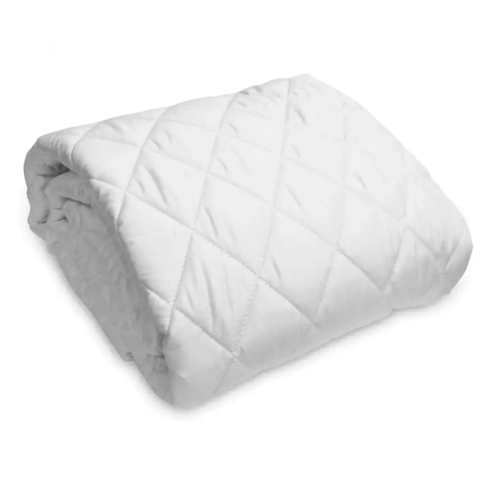 Protector De Colchón King Acolchado Anti fluidos Blanco