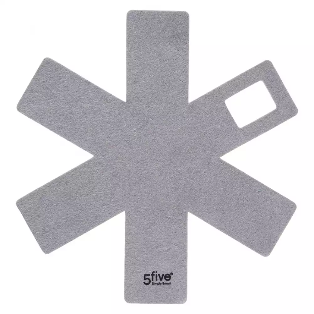 Protector Sartén 6 Five 38cm Multicolor 6 Unidades Felpa 179731