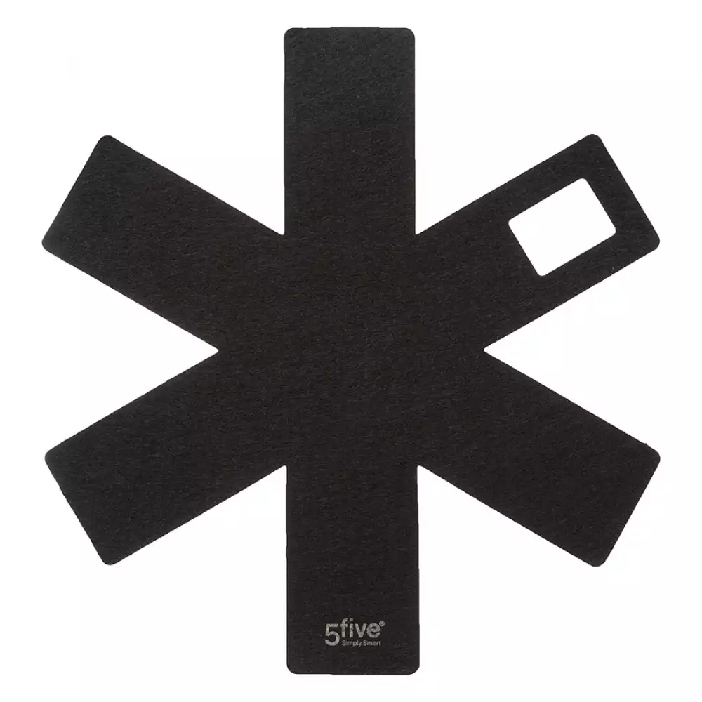 Protector Sartén 6 Five 38cm Multicolor 6 Unidades Felpa 179731