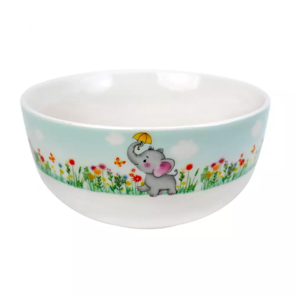 Puesto De Desayuno Expressions Elefante 4 Pz Ceramica Gd9660B-2