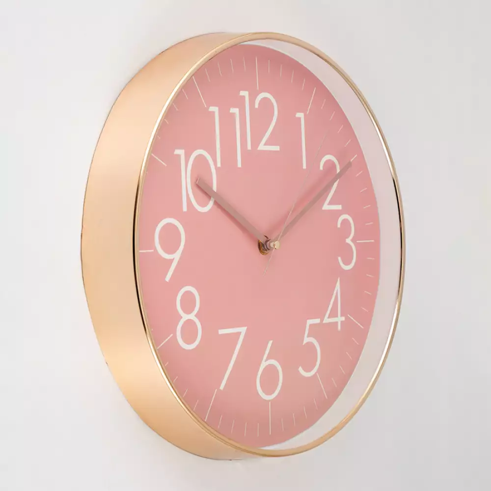 Reloj pared concepts Rose Blush 30cm cafe plastico 423-210823