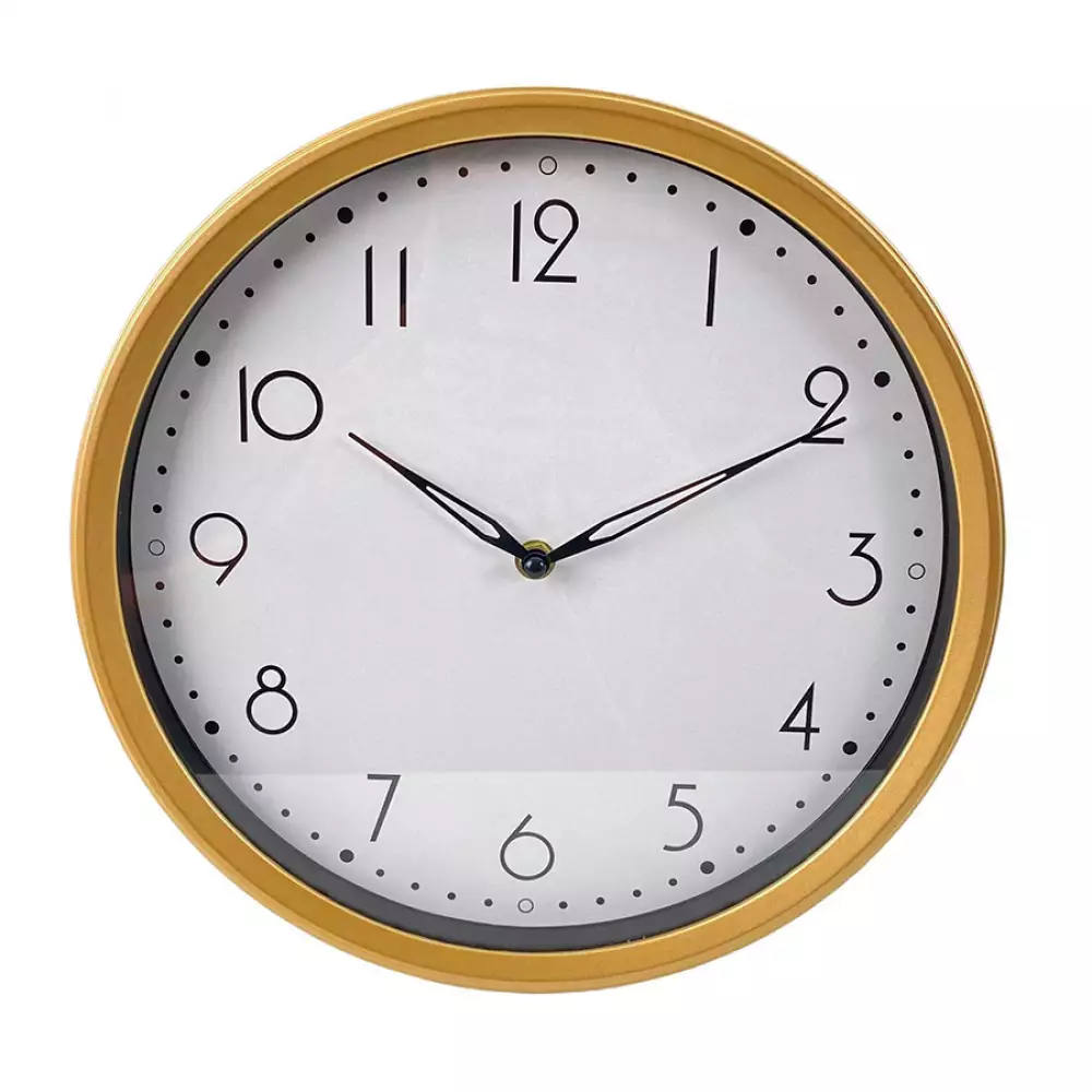 Reloj Pared Concepts Sweet Mocca 30 Cm Dorado Plastico 423-210
