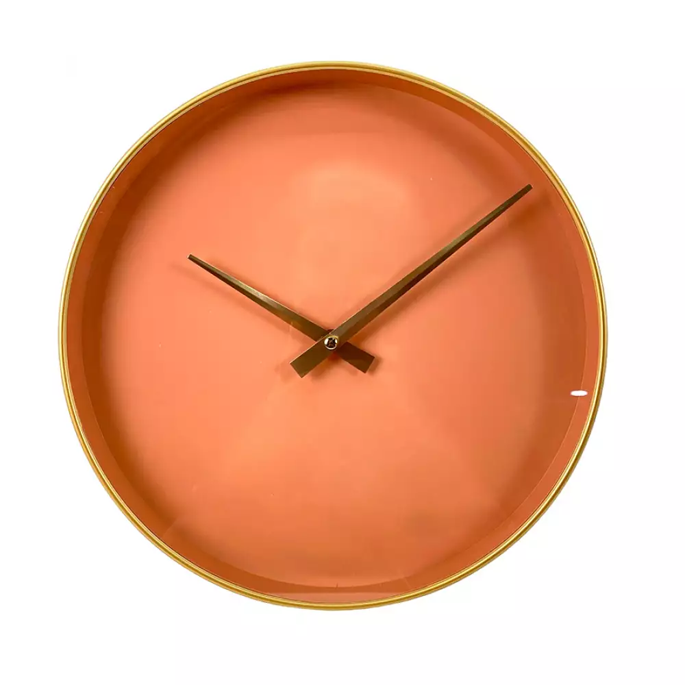 Reloj Pared Concepts Sweet Mocca 30 Cm Naranja Plastico 423-21