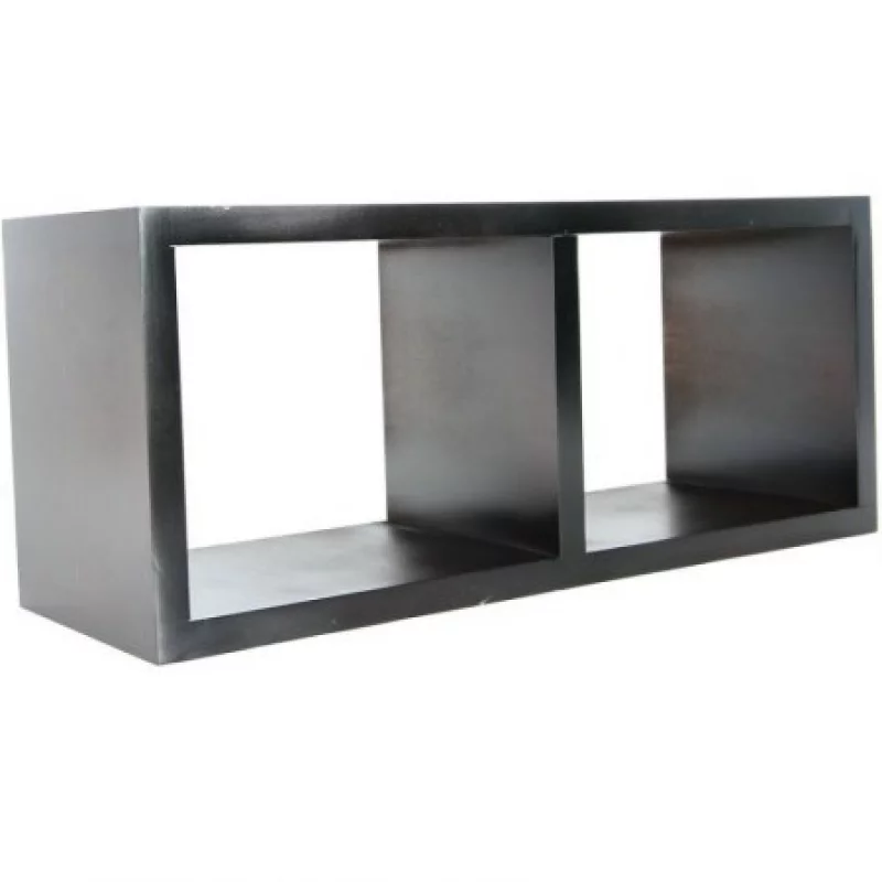 Repisa Cubik Rdk-Wengue Doble Kubo