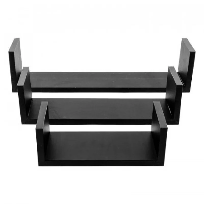 Repisas Para Pared Setx3 Negro