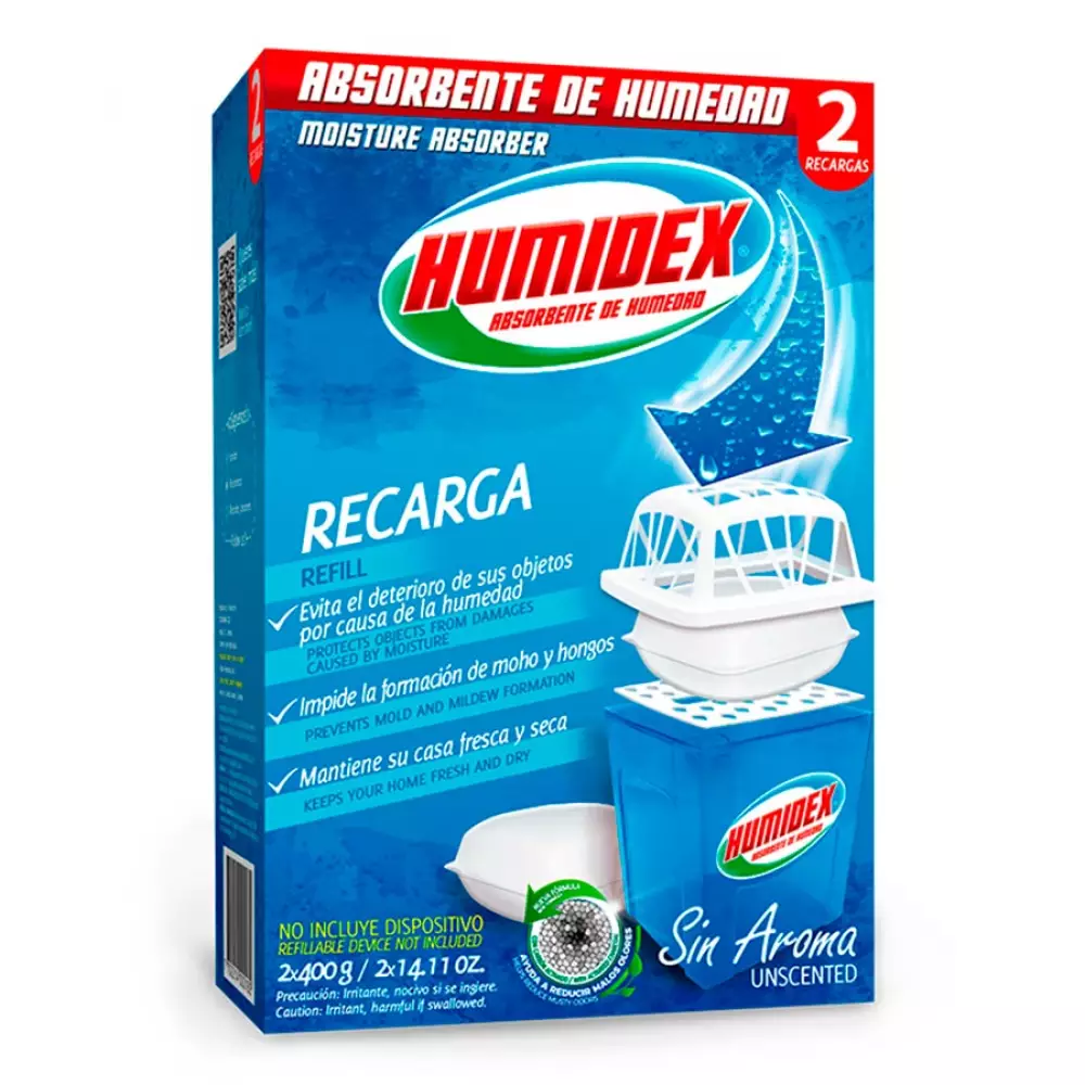 Repuesto Humidex Bolsa 800 Grs Blanco