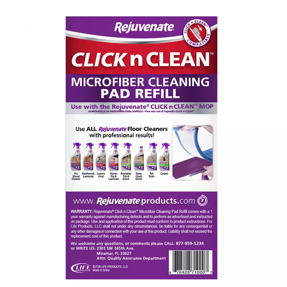 Repuesto trapeador microfibra limpia barre pisos rejuvenate