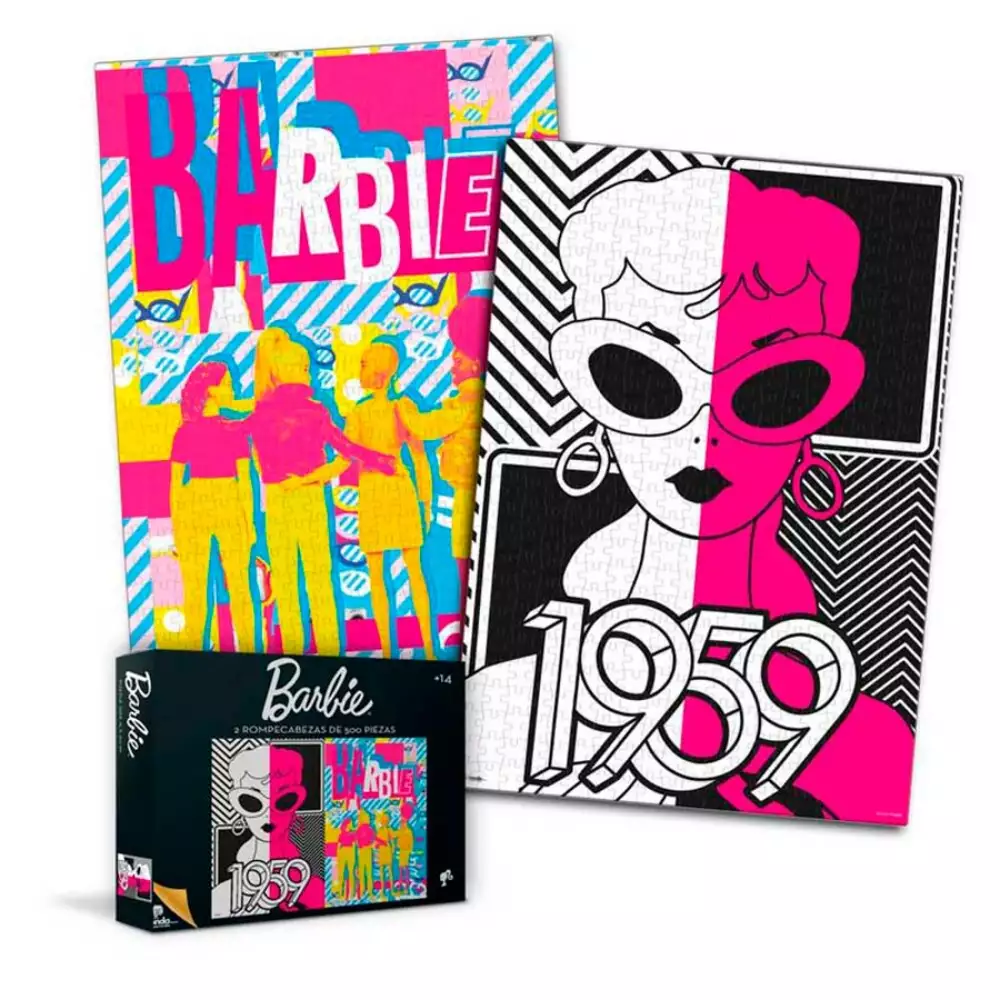 Rompecabezas 2 X 500 Pzas Barbie Ronda12442