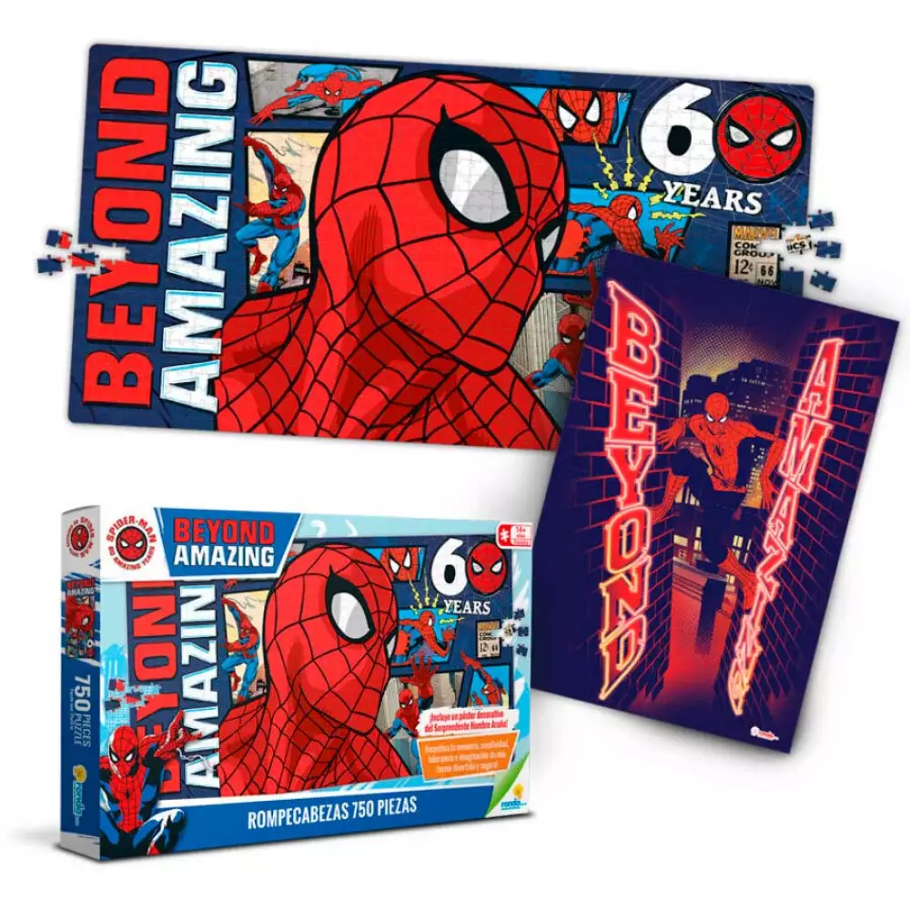 ROMPECABEZAS X 750 PZAS SPIDERMAN 60 ANOS 12368