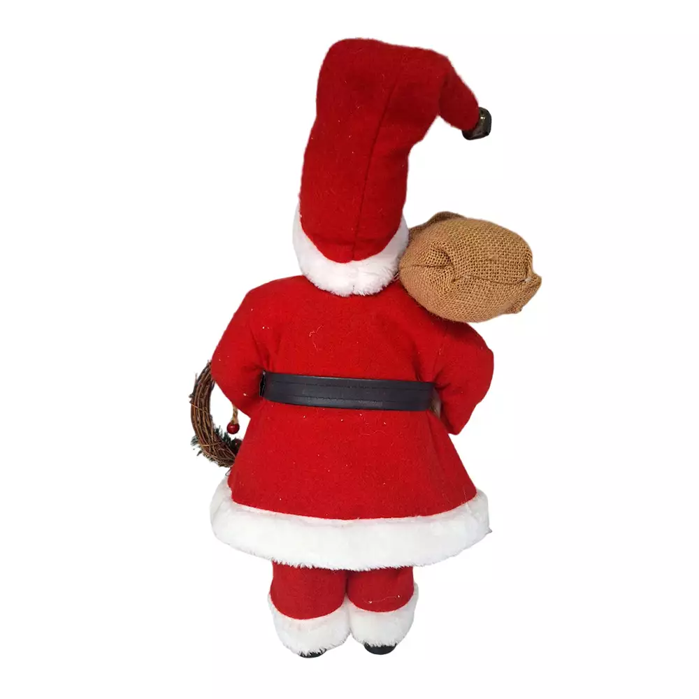 Santa De Pie Expressions 26X40Cm Rojo Poliester Gs02A02165