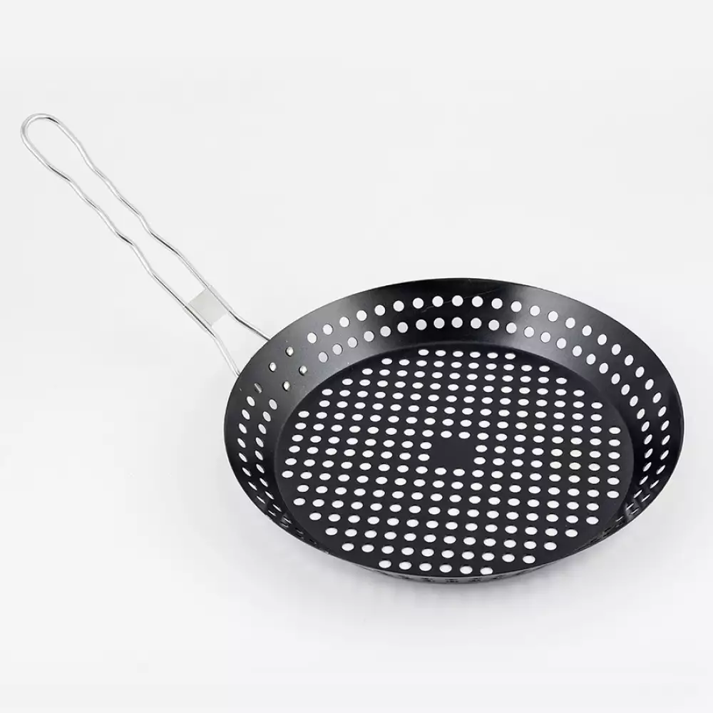 Sarten bbq antiadherente mango pleglable