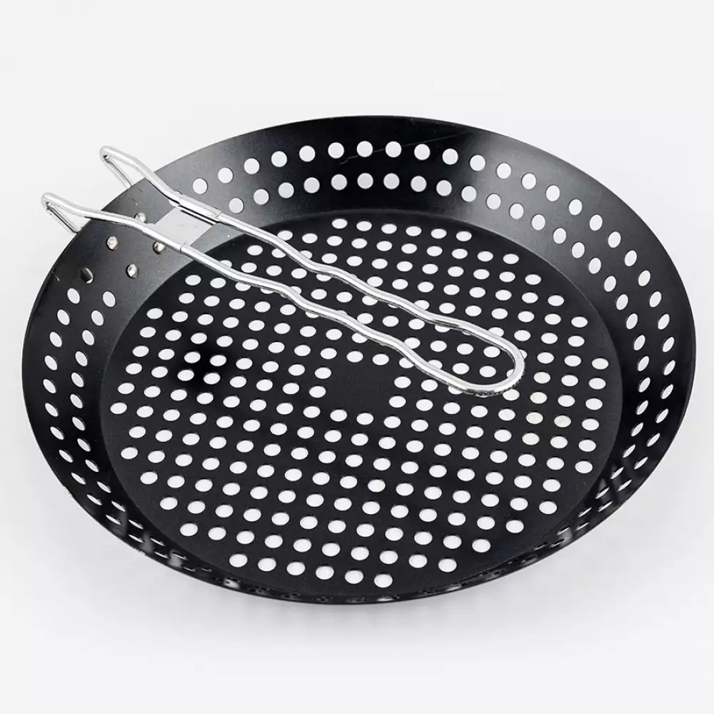 Sarten bbq antiadherente mango pleglable