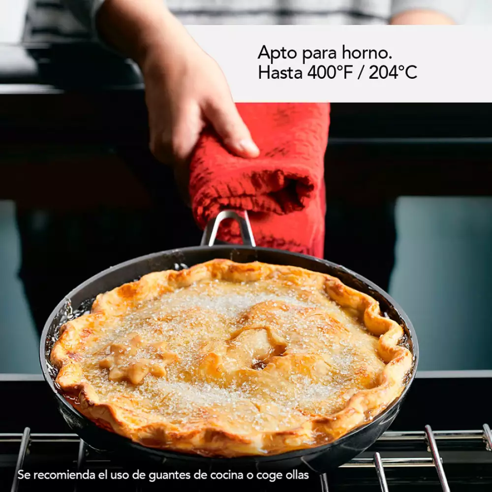 Sarten Kitchenaid 25 Cm Negro Aluminio Anodizado 84801