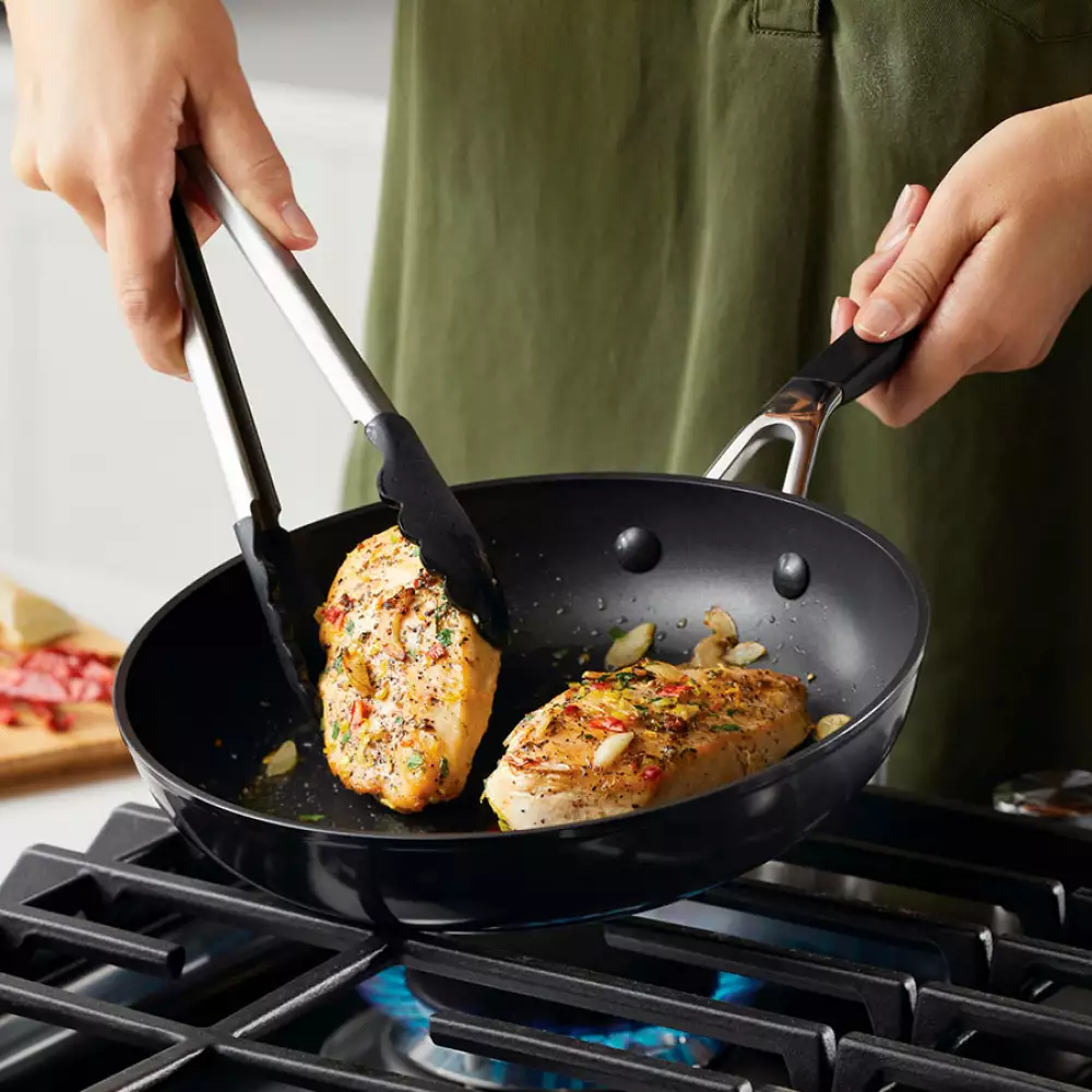 Sarten Kitchenaid 25 Cm Negro Aluminio Anodizado 84801