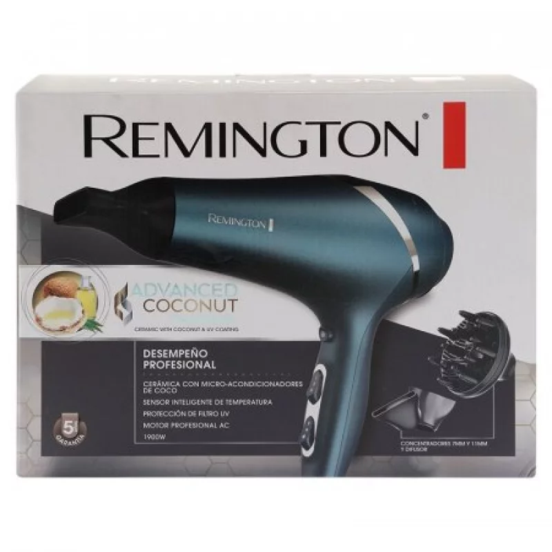Secador remington ac8607 1900w coconut therapy