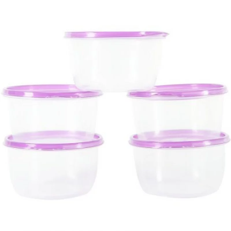 Set 15 Recipientes Plásticos Con Tapa