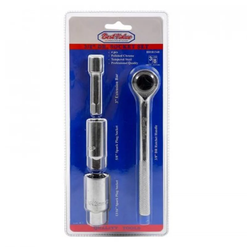 Set 4 Piezas Copa Bujías Best Value