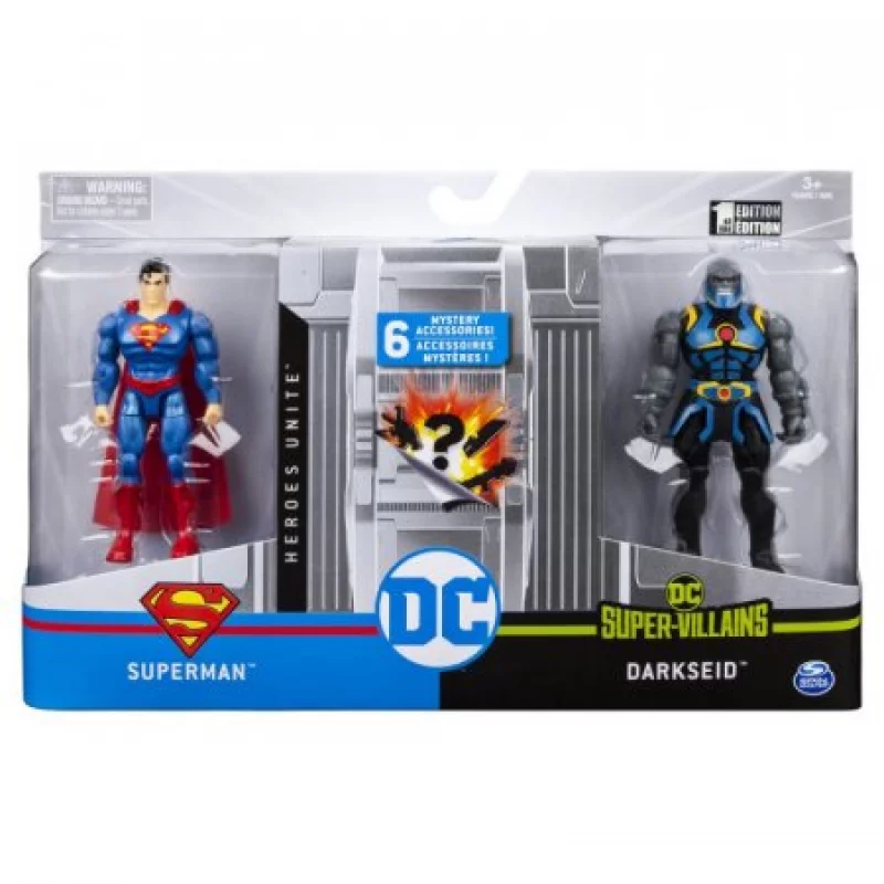 Set Batalla De Figuras Dc Con Accesorios Surtido